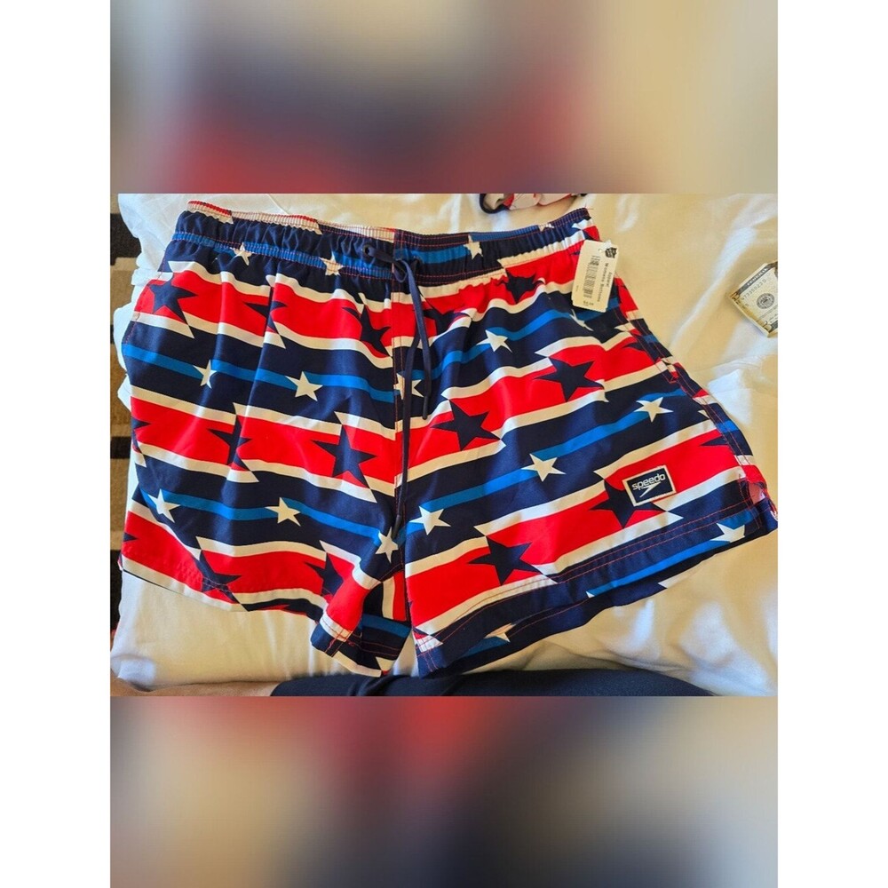 Men's Speedo Patriotic Swim Shorts XL
